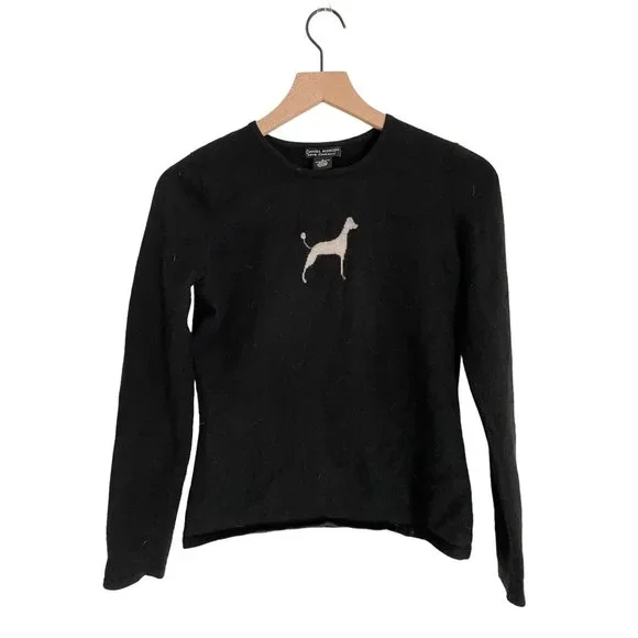 Daniel Bishop | Sweaters | Daniel Bishop 0 Cashmere Dog Print Sweater |  Poshmark